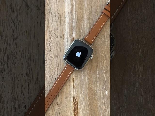 Unboxing the Hermes Apple Watch strap #apple #asmr #appleunboxing #applewatch