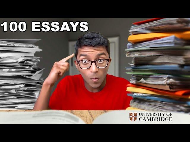 How I memorised 100 essays for my Cambridge exams