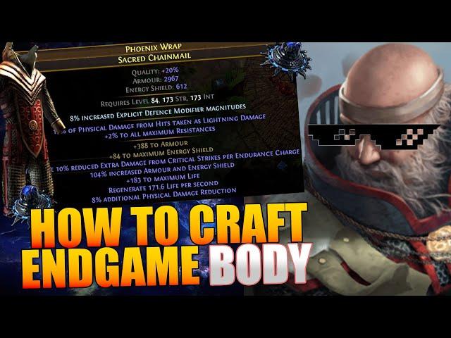 [POE 3.25] Crafting endgame body armour for penance inquisitor