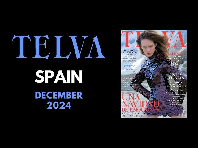 TELVA DICIEMBRE 2024 | Champú de Cebolla Valquer | Magazine Flip Through | Glossy Magazine Heaven