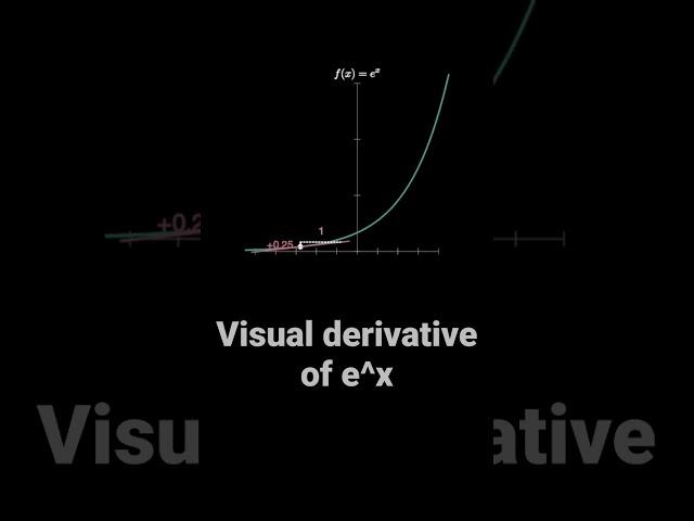 Exponential derivative visual