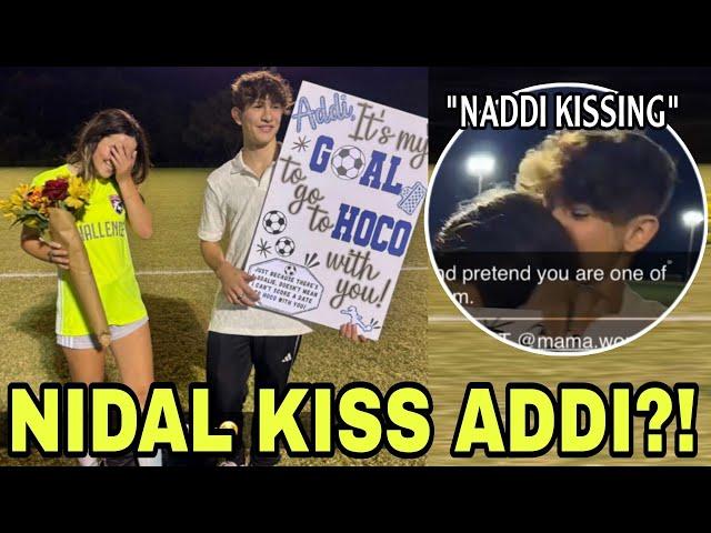 Nidal Wonder CAUGHT KISSING Addi On The Lips After ASKING Her Out On A Date?!  **Video Proof**