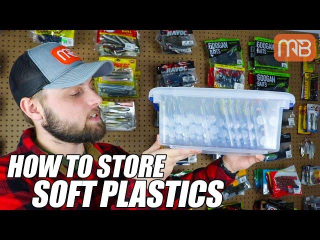 Storing Soft Plastic Fishing Lures (EASY Tip)