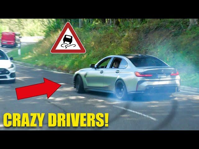 BEST OF CARS AROUND THE NÜRBURGRING! Drifts, FAILS, CLOSE CALLS..