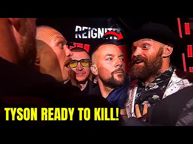 Tyson Is A Psychopath! Fury & Usyk 11 Minute FACE OFF Gets HEATED!