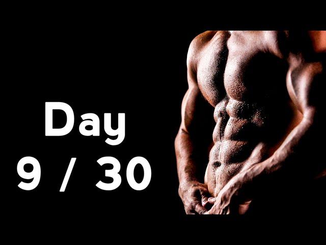 30 Days Six Pack Abs Workout Program Day: 9/30