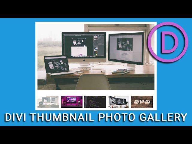 Divi Image Gallery with Thumbnails