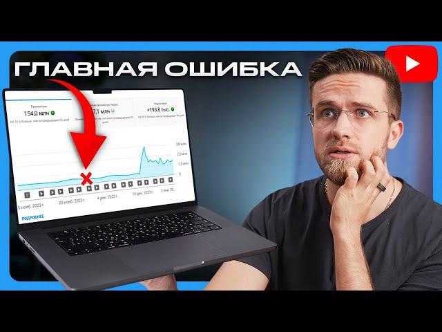 Ошибки Раскрутки YouTube-канала, Которые Убьют Ваши Просмотры! – Продвижение на Ютубе в 2024 году