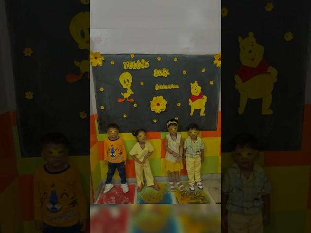 Playway.. Yellow Colour Day Activity #youtube #youtubeshorts #youtubevideo #youtubechannel  #fun