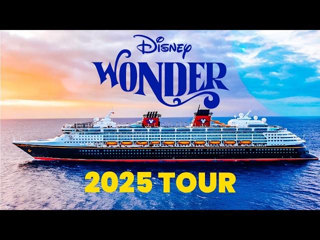 Disney Wonder Full Ship Tour 2025 - Including NEW Changes!