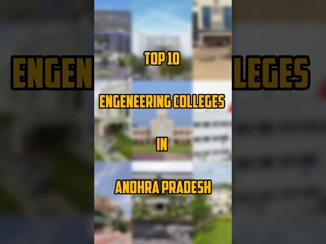 Top 10 Engeneering Colleges in AP  #engineering #college #andhrapradesh #education #job #gurufacts