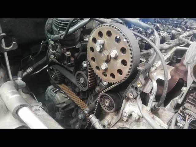 Opel 2.0CDTi#Z20DTH# 125kw timing belt change and timing chain replacement without auxiliary tools