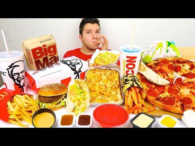 McDonald's, KFC, Taco Bell, & Pizza Hut • MUKBANG