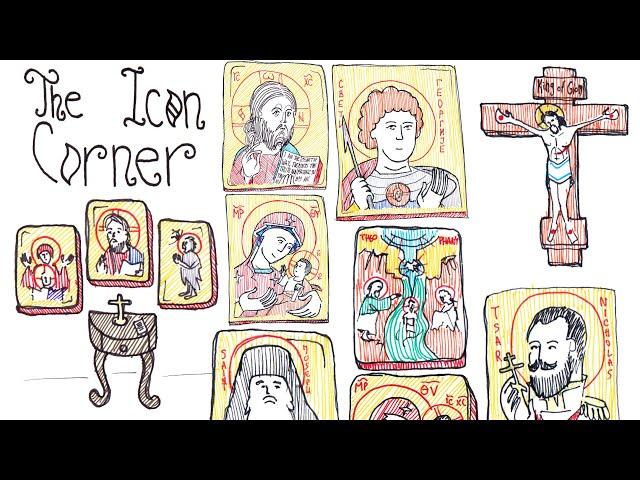 Reading Icons 3: The How-Tos of an Icon Corner (Pencils & Prayer Ropes)