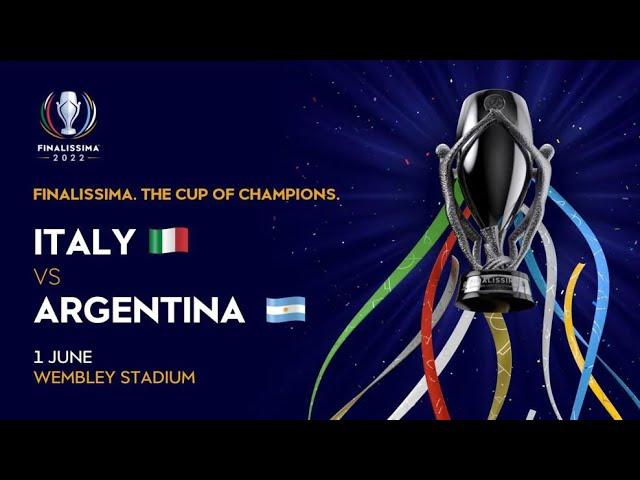 Italy vs Argentina | Wembley Stadium | 2022 Finalissima | PES 2021