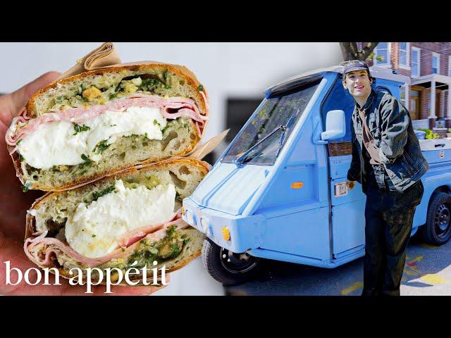 The One-Man-Show Making & Delivering NYC’s Hottest Sandwiches | On The Line | Bon Appétit