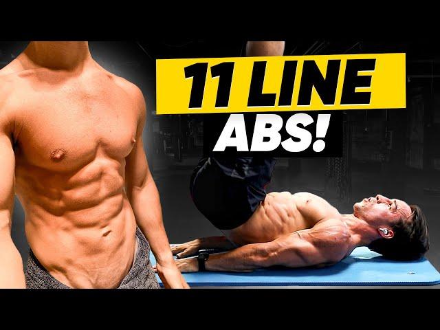 11 LINE ABS WORKOUT (UPPER, LOWER ABS & OBLIQUES WORKOUT)