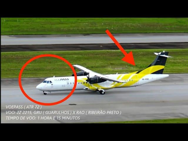 O PILOTO DO ATR 72 VOEPASS ESTAVA COM PRESSA NA DECOLAGEM EM GUARULHOS