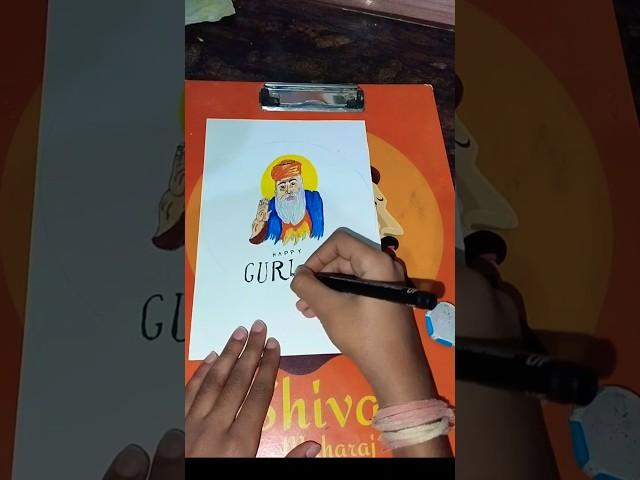 Easy Drawing of Guru Nanak | Step by Step Drawing Tutorial