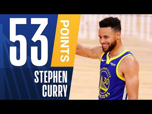 Steph Curry Posts 53 PTS on HISTORIC Night! 