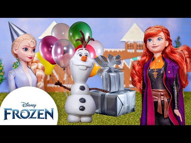 Olaf's Surprise Birthday Party | Frozen