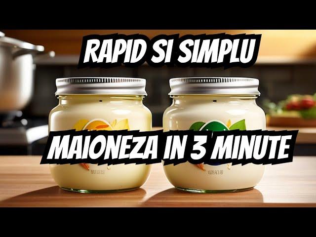 Cum să faci maioneză cu ou în doar 3 minute | Bonus: Rețetă de maioneză fără ou