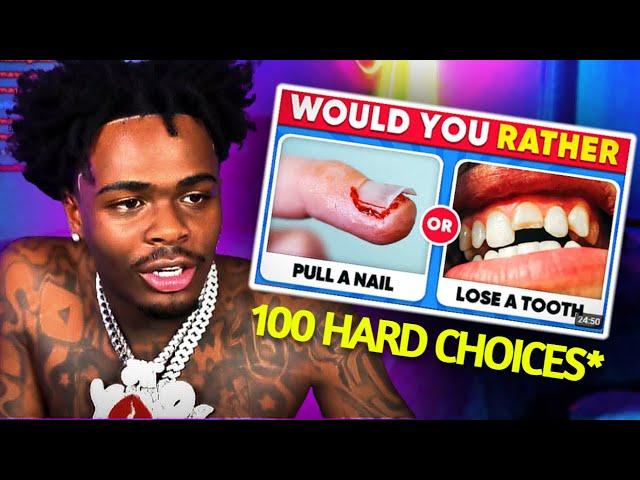 WOODA PLAY "WOULD YOU RATHER?" with Viewers on LIVE