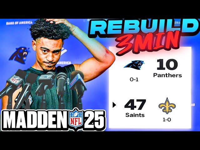 I have 3 Minutes To Rebuild Carolina Panthers!