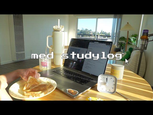 STUDY VLOG  quiet life of an introvert med student