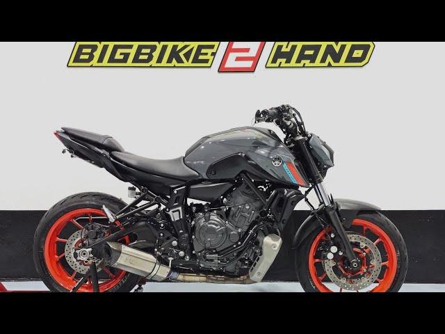 Yamaha MT07 2021 Exhaust sound Xavier slip on stainless