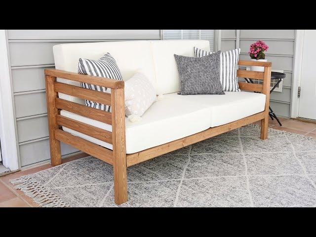 DIY Outdoor Couch | How to Build an Outdoor Sofa!