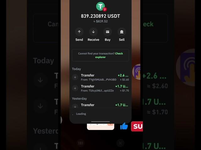 how I made $14.86  #usdtearningsite #viral #derroairdrops #btc