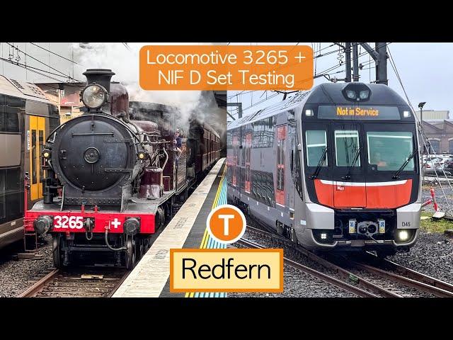 Transport for Sydney Vlog 825: Redfern Part 7 - Featuring Locomotive 3265 + NIF D Set Testing