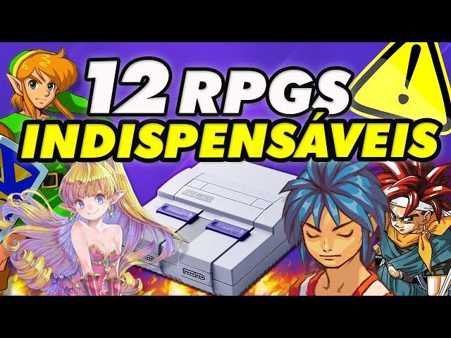 12 RPGs INDISPENSÁVEIS do Super Nintendo: Jogos que você PRECISA JOGAR no SNES 