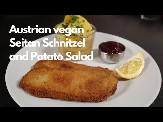 Crispy Vegan Seitan Wiener Schnitzel Recipe