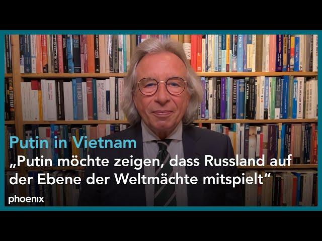 Politikwissenschaftler Prof. Thomas Jäger zum Besuch von Wladimir Putin in Vietnam | 20.06.2024