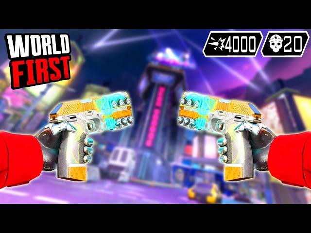 WORLD FIRST 20 KILLS WITH AKIMBO P2020 ONLY (Apex Legends Gameplay)