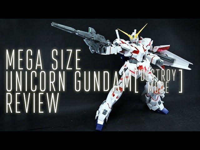 1325 - MegaSize Unicorn Gundam [Destroy Mode] (OOB Review)