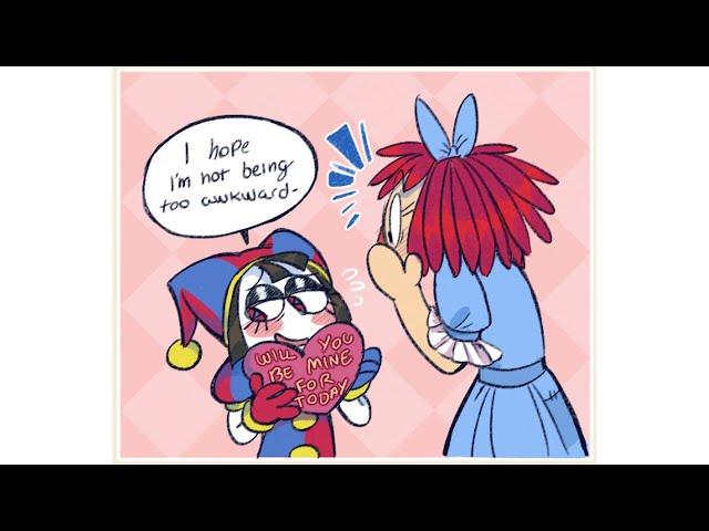 Pomni Gives Ragatha a VALENTINE'S DAY TREAT!! (The Amazing Digital Circus Comic Dub)