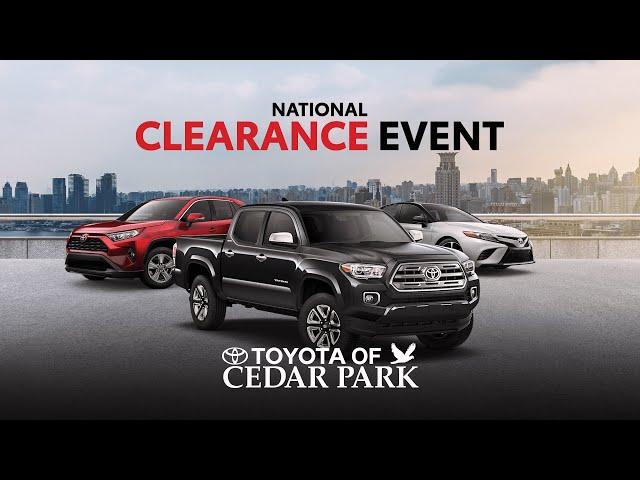 Toyota of Cedar Park - National Clearance Event - SUV