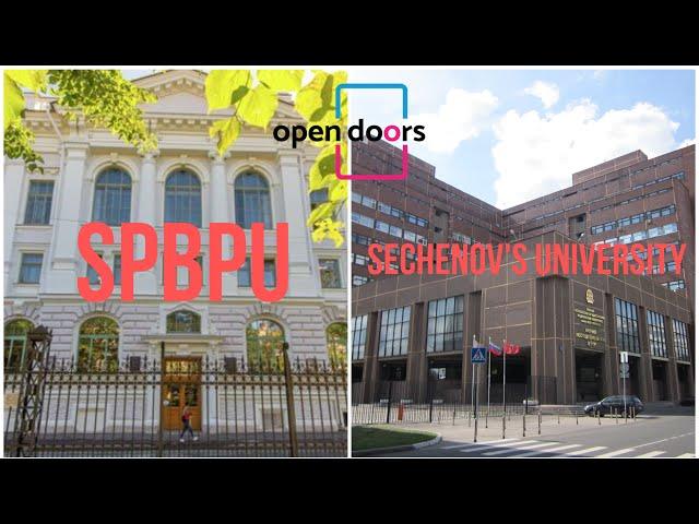 Webinar with the representatives of Saint-Petersburg Polytechnic University and Sechenov University