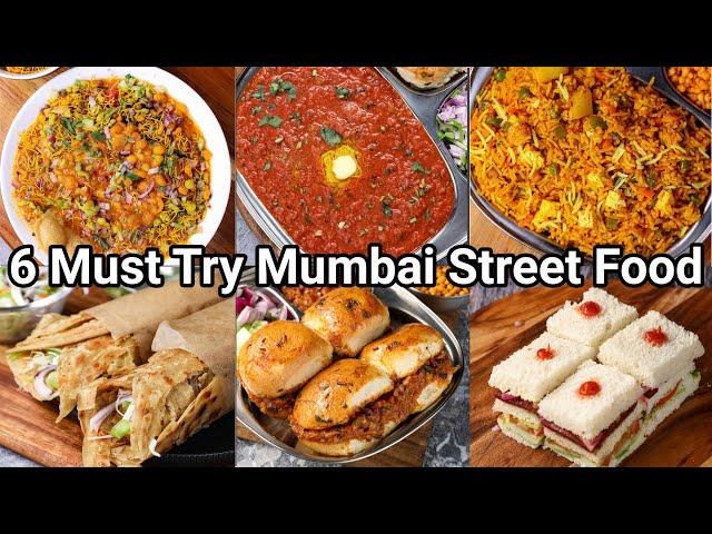 6 Must Try Mumbai Street Food in Home - Less than 40 Minutes | Popular Bombay Street Food Recipes