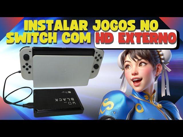 Eu consegui! Instalei meus jogos no Switch com HD externo