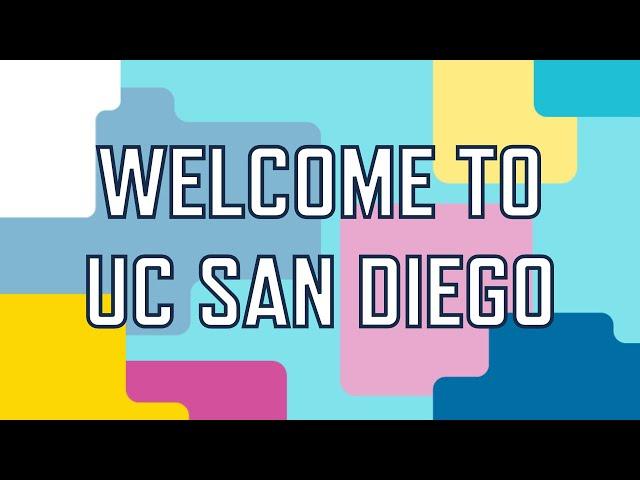 Welcome to UC San Diego