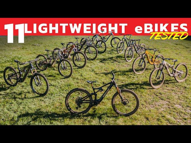 Lightweight eMTB Group Review - 11 of the Best SL eMTBs vs Our Staff