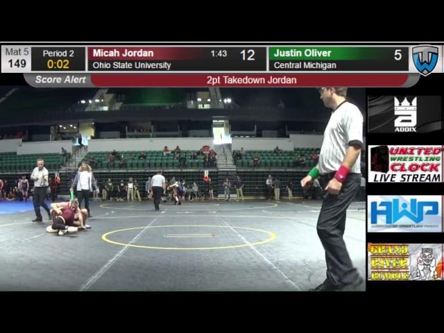 EMU Open - Micah Jordan (OSU) vs Justin Oliver (CMU)