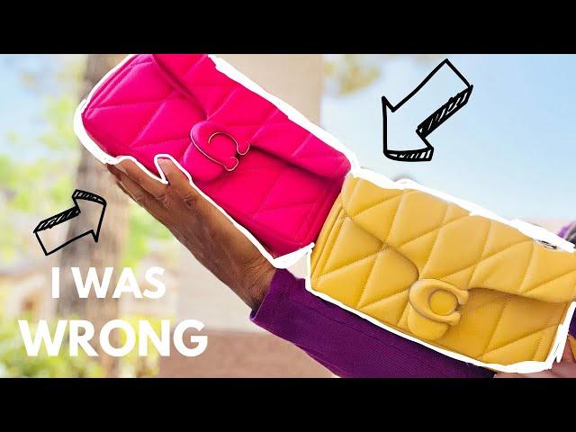 WHY I NOW LOVE THE QUILTED TABBY 20  | THE BEST CROSSBODY BAGS + NEW SUMMER COLORS AT COACH