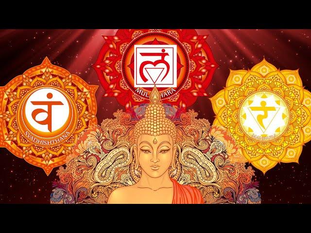 CHAKRA PURIFICATION MUSIC-Lower Chakras．Root Chakra, Sacral Chakra, Solar Plexus Chakra｜Chakra Music