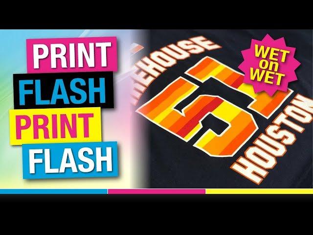 How to Screen Print a Bright White Base plus 5 Colors Tutorial