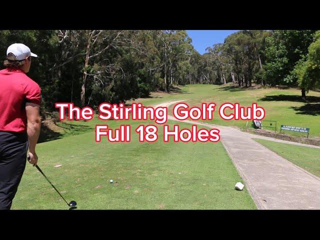 Full 18 holes at The Stirling Golf Club South Australia